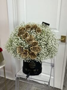 Baby's Breath With Initial - Image 2