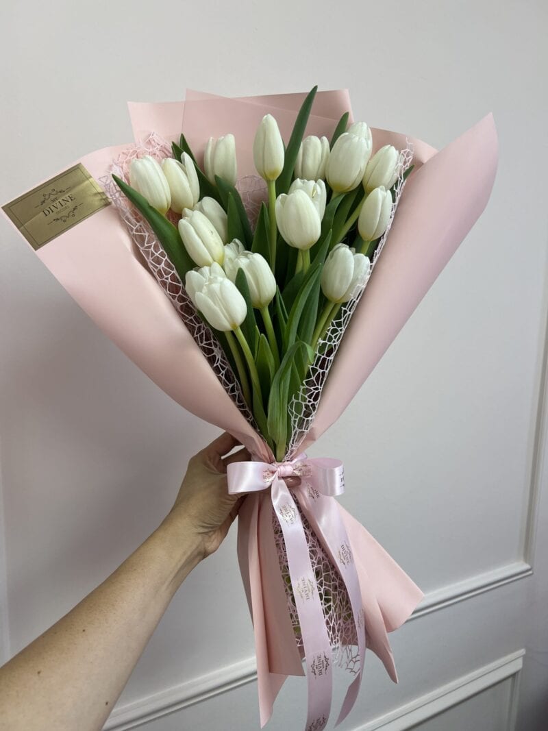 Coquette Tulip Hand Bouquet