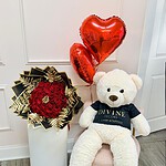 The Grand "Rose & Bear" Bouquet
