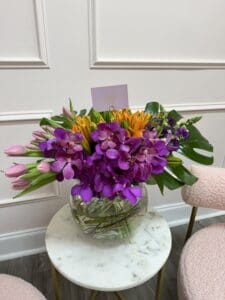 Exotic Blooms in Vase