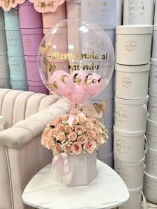 Baby breath Roses & Balloon