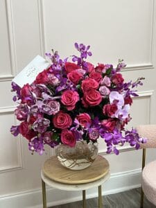 Majestic Blooms in Vase