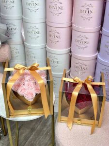 Display Heart Drawer Box Preserved Roses - Image 5