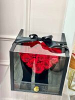 Display Heart Drawer Box Preserved Roses - Image 3