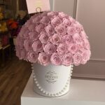 50 Rosas Preservadas en Caja Redonda - Image 3