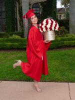 50 Fresh Roses Graduation HatBox - Image 2