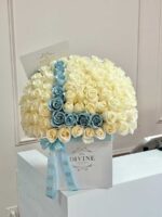 Number / Letter / Initial Squared Hat box