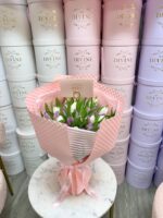 Tulips Round Hand Bouquet - Image 11