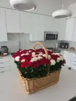 Grand Basket of Roses - Image 2