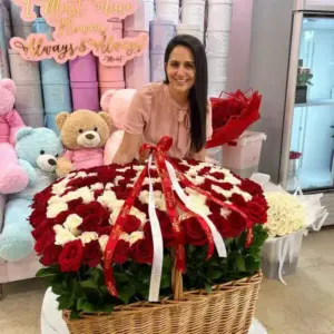 Grand Basket of Roses
