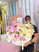 Lush Flower Basket - Image 3