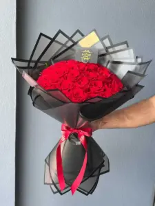 New Hand Bouquet of Preserved Roses - Image 3