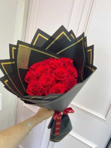 New Hand Bouquet of Preserved Roses - Image 6