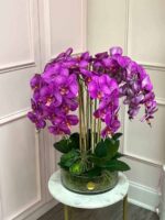 Large Silk Arrangement in glass vase