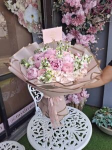 Love for Peonies Hand Bouquet