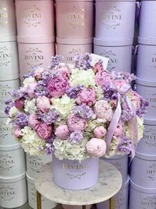 Love for Peonies HatBox