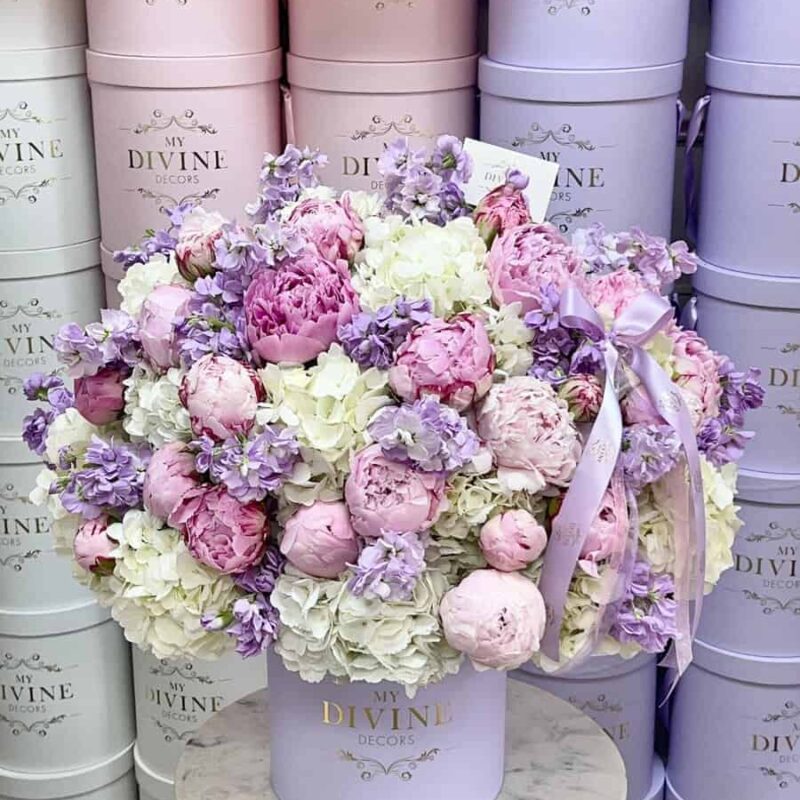Love for Peonies HatBox