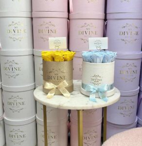 Nash Medium Preserved Roses Box 6" - Image 3