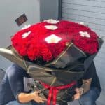 Epic 200 Roses Bouquet with Orchids