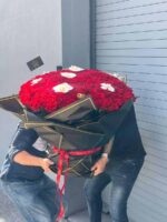 Epic 200 Roses Bouquet with Orchids - Image 2