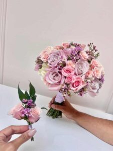 Pastel Bloom Bridal Bouquet
