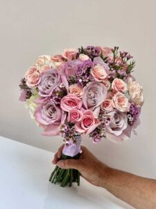 Pastel Bloom Bridal Bouquet - Image 2