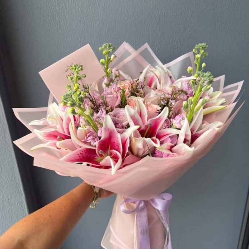 Whispers of Lilies Bouquet