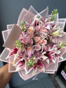 Whispers of Lilies Bouquet - Image 3