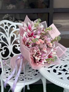 Whispers of Lilies Bouquet - Image 2