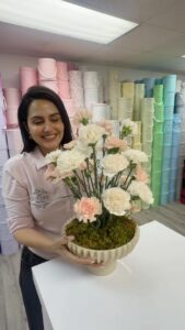 Flower arrangement by My Divine Decors on Instagram