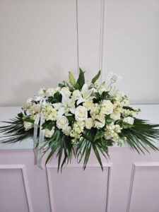Elegant Funeral Spray Casket