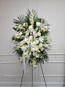 Elegant Funeral Standing Spray - Image 2