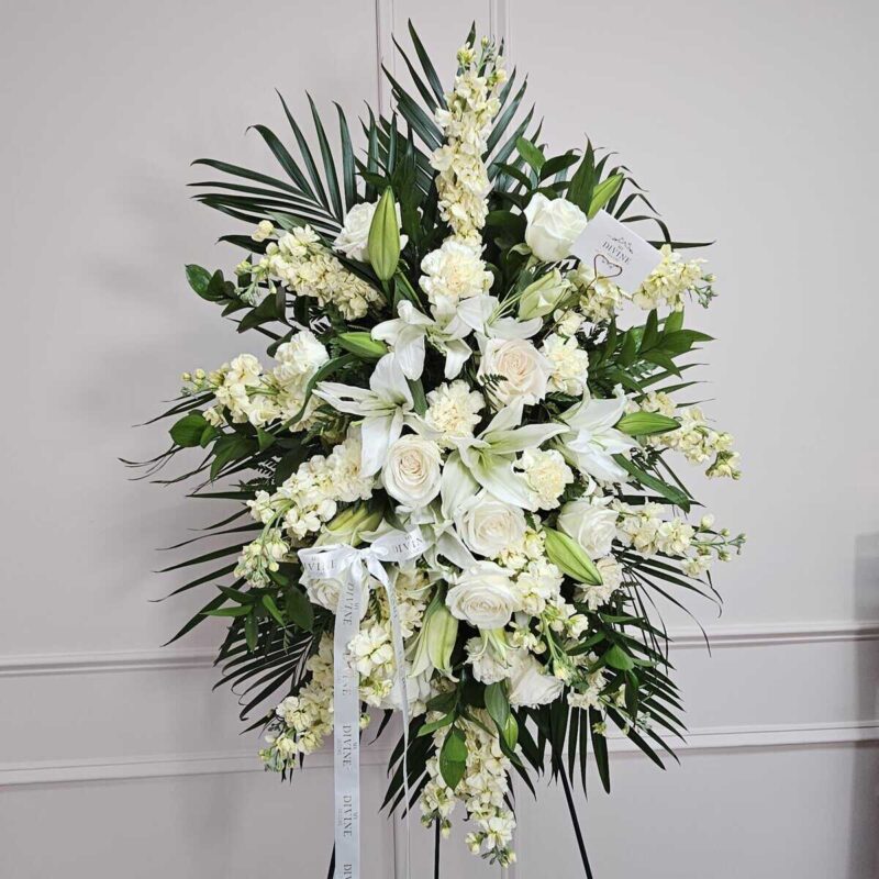 Elegant Funeral Standing Spray