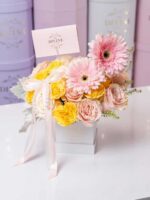 Petite Bloom box with pastel flowers