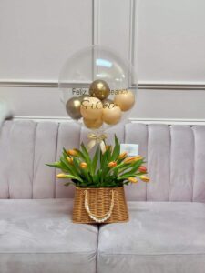 Tulip Basket Hot air Balloon