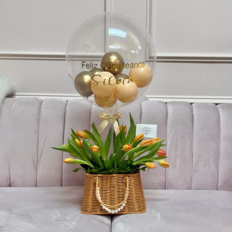 Tulip Basket Hot air Balloon