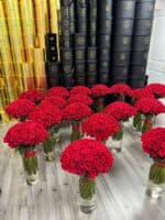 1500 Luxe Signature Bouquets in Glass Vases