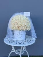 75 Roses Bridal Hat Box - Image 2