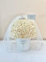 75 Roses Bridal Hat Box