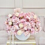 Nube de Rosas Reflexadas Rubor