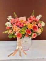 Peach Garden Luxury Hat Box - Image 4