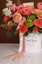 Peach Garden Luxury Hat Box - Image 2