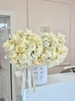 White heart elegance hat box - Image 2