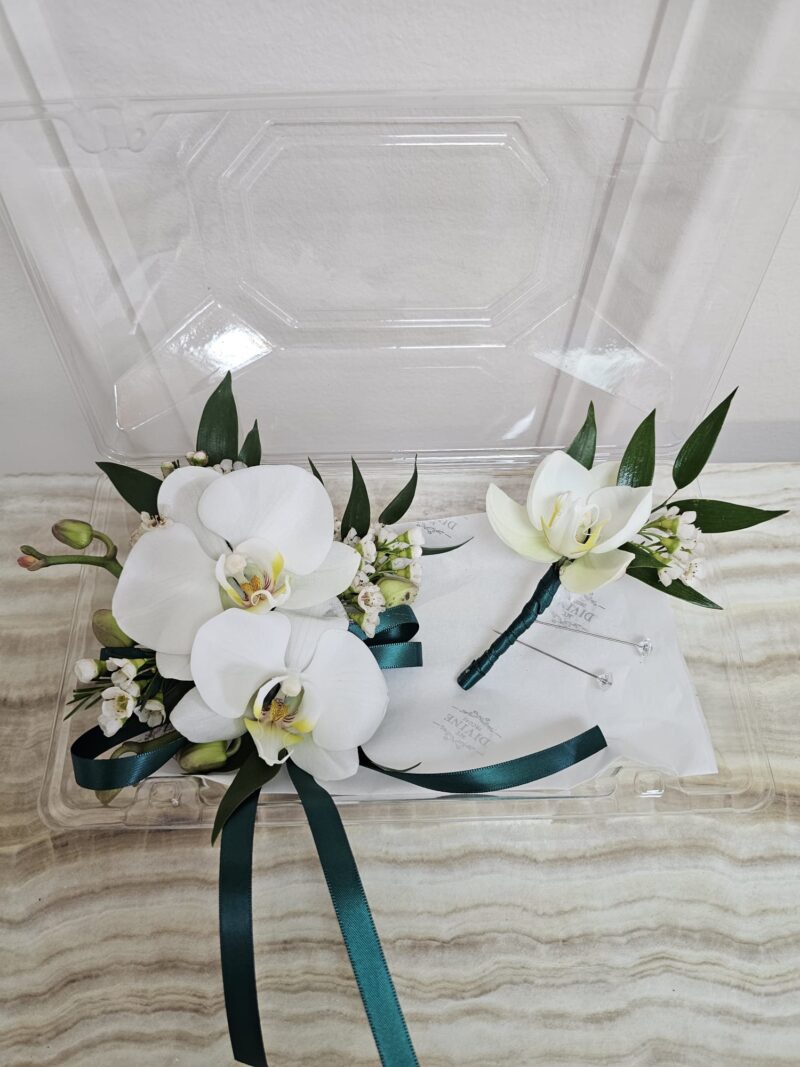 Prom Corsage & Boutonniere Set Miami Fresh or Preserved Flowers | My Divine Decors Prom Corsage & Boutonniere Set Miami Fresh or Preserved Flowers | My Divine Decors
