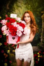 Reflexed Roses Gift Box