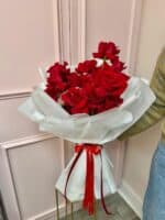 Reflexed Red Rose Elegance Bouquet