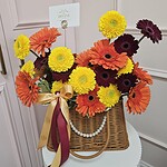 Sweet gerberas basket