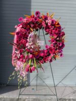 Divine Tropical Tribute Wreath - Image 2