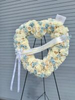 Heavenly Whisper Heart wreath