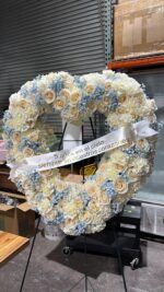 Heavenly Whisper Heart wreath - Image 3